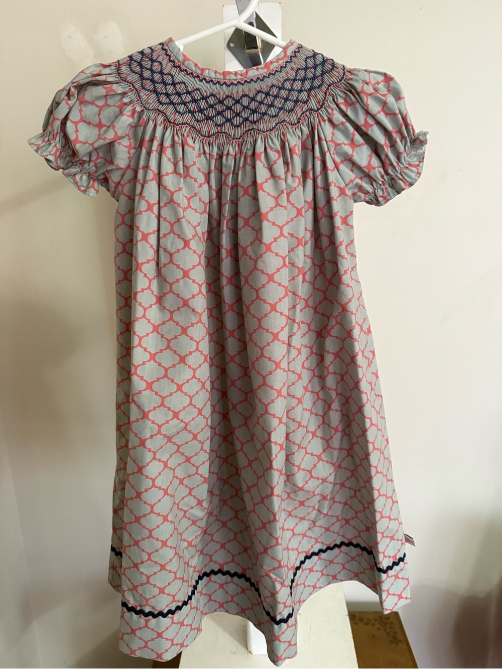 Lolly Wolly Doodle Smocked Bishop Dress